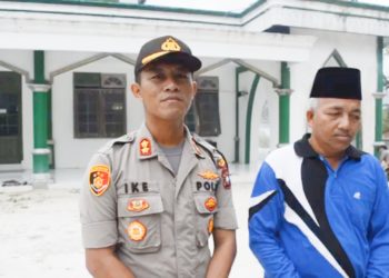 Hadapi Isyu Covid-19, Polres Natuna Sosialisasi & Baksos Kesehatan Lingkungan