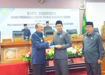 Bupati Sampaikan Ranperda Ke DPRD Natuna Untuk Segera Dibahas