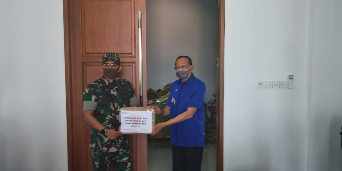 Bupati Natuna Terima APD dari Yonkomposit I/GP dan Jelita Sejuba Resort