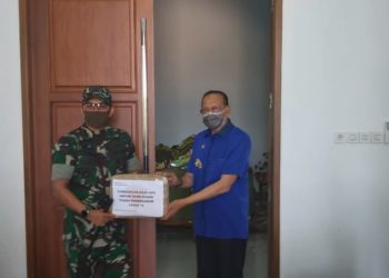 Bupati Natuna Terima APD dari Yonkomposit I/GP dan Jelita Sejuba Resort