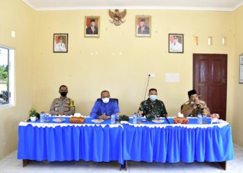 Hamid Rizal, Tinjau Penanganan Covid-19 di Pulau Laut