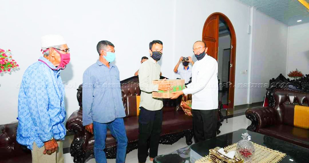 Bupati Natuna Terima Bantuan 400 Paket Sembako dari PT. SSU