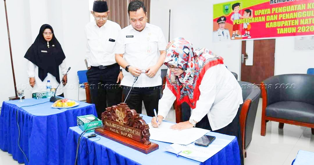 Wakil Bupati Natuna Gelar Video conference Rembuk Stunting Tingkat Kabupaten Natuna Tahun 2020