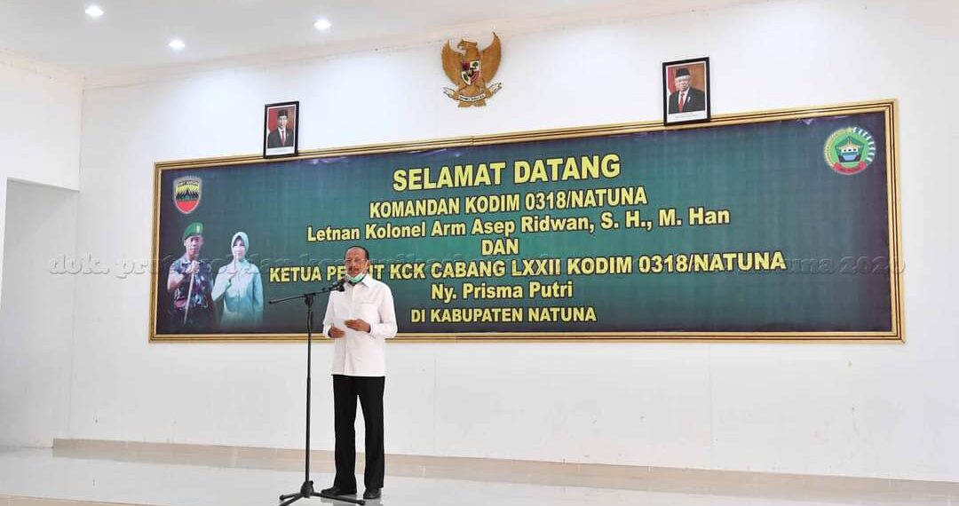 Bupati Natuna Hadiri Penyambutan Kodim 0318 Natuna