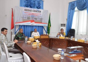 Bupati Natuna Laksanakan Vidcon Bersama Menkopolhukam, terkait Pelaksanaan Instruksi Presiden Nomor 6 Tahun 2020