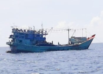 ABK Kapal Nelayan KM. Djadi Mari In, Jatuh Kelaut Belum Ditemukan