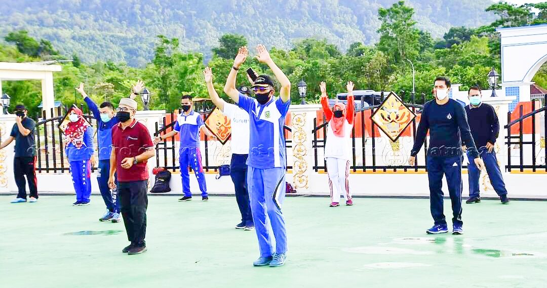 Peringatan Hoarnas, Hamid Rizal Gelar Senam Bersama