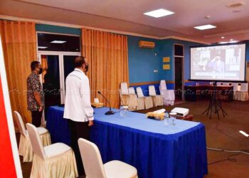 Bupati Natuna Ikuti Upacara Virtual Peringatan HKP Tahun 2020