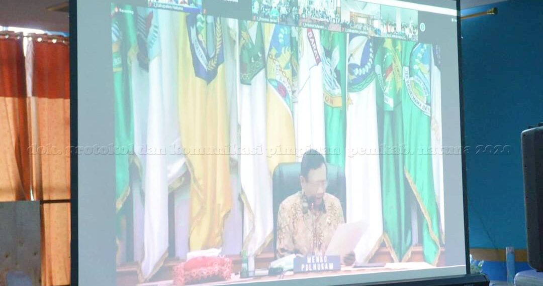 Pemerintah Pusat Gelar Vidcon Rapat Koordinasi Analisa dan Evaluasi Kampanye Pilkada Serentak 2020