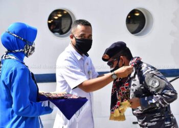 Pemkab Natuna Sambut Kedatangan Rombongan Kunjungan KJK Taruna AAL Angkatan 67 Tahun