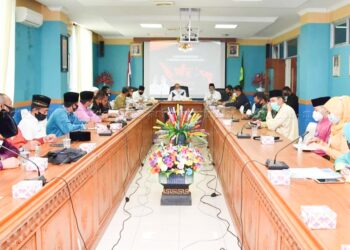 Bupati Natuna Pimpin Rakor Persiapan Pelaksanaan Pilkada Serentak Ditengah Pandemic Covid-19