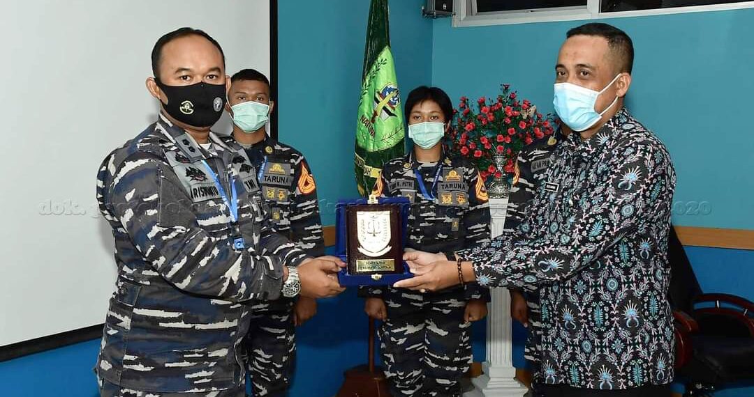 Pemkab Natuna Sambut Kunjungan Silahturahmi Dansatgas Operasi Bima Suci di Pulau Terluar