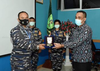 Pemkab Natuna Sambut Kunjungan Silahturahmi Dansatgas Operasi Bima Suci di Pulau Terluar