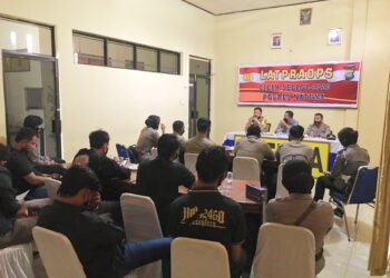 Jelang Ops Lilin Seligi 2020, Polres Natuna Gelar Latihan Pra Operasi