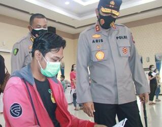  Polda Kepri Kembali Lakukan Vaksinasi Masal Kepada Masyrakat