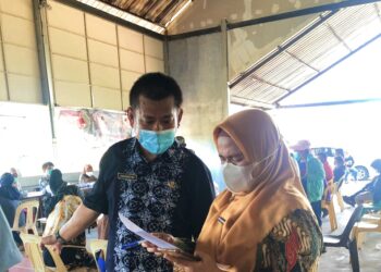 Warga Tanjung Buntung Antusias Ikut Vaksinasi