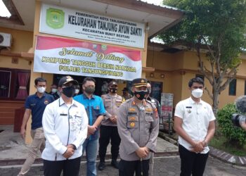 Kelurahan Tanjung Ayun Sakti Miliki Kampung Tangguh Narkoba