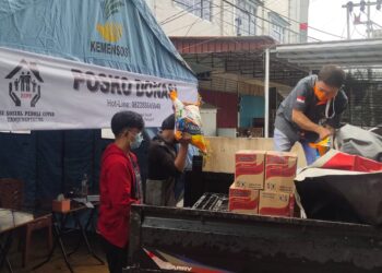Aspec Tanjungpinang Bagikan Ratusan Nasi Kotak, Vitamin dan Susu Bagi Balita Isoman