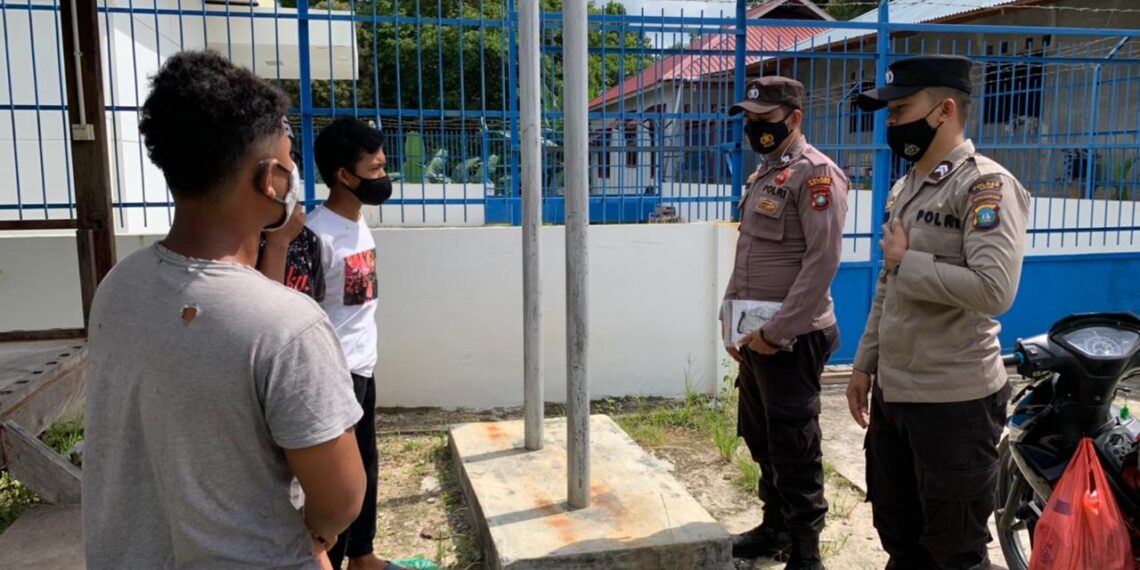 Hambat Penyebaran Covid-19, Polres Natuna Gencar Sosialisasi Prokes dan Vaksinasi Kepada Masyarakat