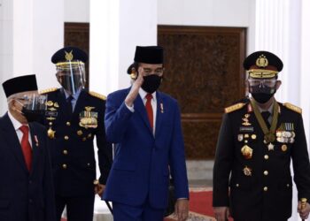 Peringatan Hari Bhayangkara ke-75, Presiden Apresiasi Peran Polri Turut Tangani Pandemi