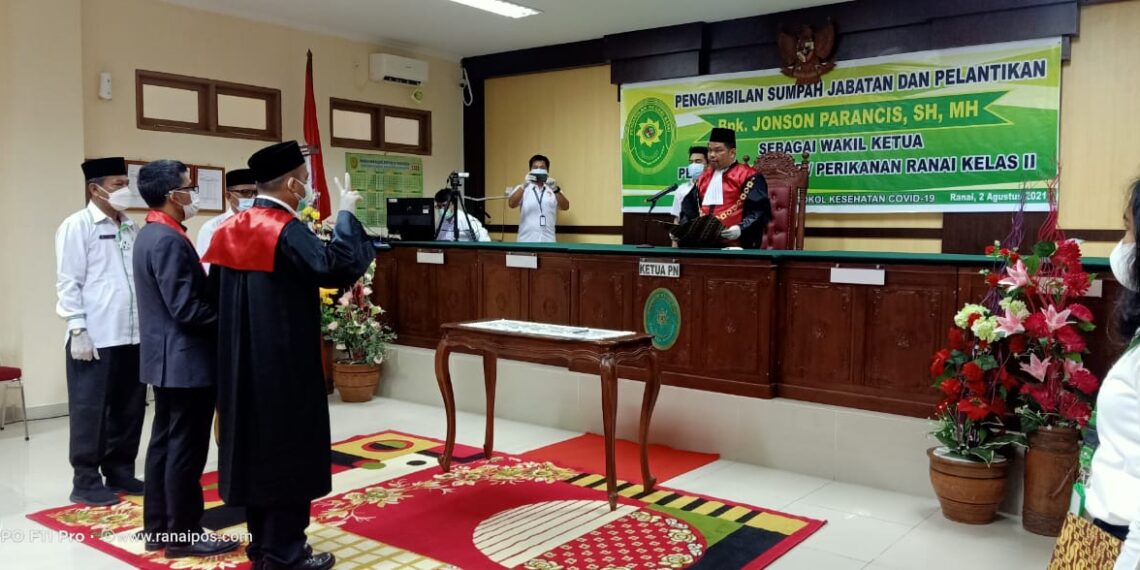 Wakil Ketua PN Perikanan Ranai Kelas II Resmi Dijabat Jonson Parancis, SH, MH