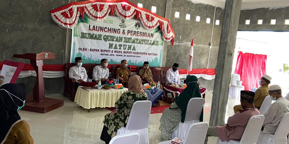 Wakil Bupati Natuna, Rodhial Huda Resmikan Rumah Qur’an Hidayatullah 
