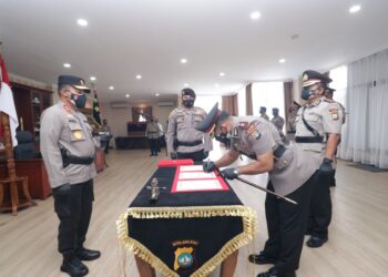 Kapolda Kepri Pimpin Sertijab Pimpinan Jajaran Lingkungan Polda Kepri