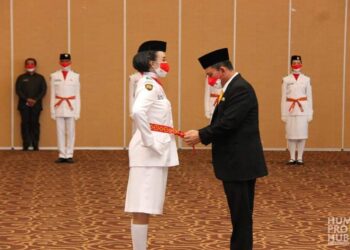 Gubernur Kepri Kukuhkan 36 Pelajar Menjadi Paskibraka Provinsi Kepulauan Riau Tahun 2021