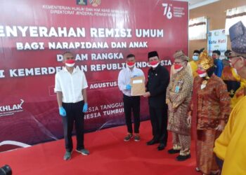 284 WBP Lapas Kelas IIA Tanjungpinang Dapat Remisi Umum
