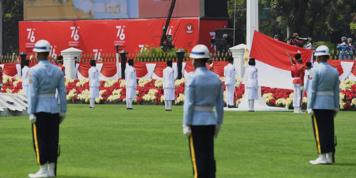 Presiden Joko Widodo Pimpin Upacara Peringatan Detik-Detik Proklamasi Kemerdekaan RI Tahun 2021