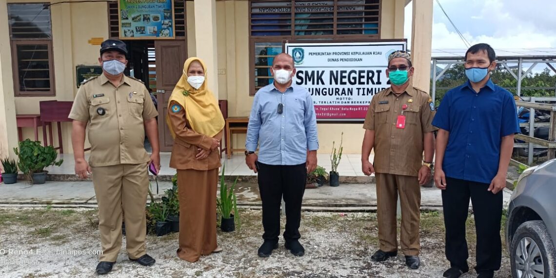 Hadiri Undangan, Ketua Komisi I DPRD Natuna Tinjau SMKN 2 Bunguran Timur