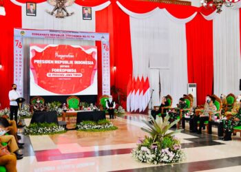 Presiden Ingatkan Forkopimda Tetap Hati-Hati Meski BOR dan Kasus Aktif Menurun