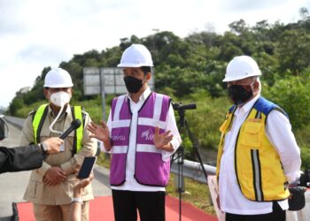 Presiden Tinjau Sodetan Akses Jalan ke IKN