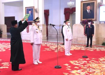 Presiden Lantik Gubernur dan Wakil Gubernur Kalimantan Selatan Masa Jabatan 2021-2024