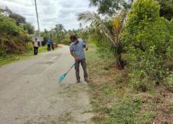 Galakkan Gotong Royong, Desa Limau Manis Lakukan Jum’at Bersih
