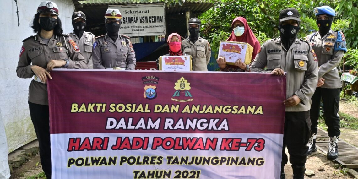 Sempena HUT Polwan ke 73, Polres Tanjungpinang Giat Baksos
