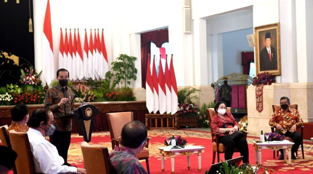 Bertemu Pimpinan Partai Koalisi, Presiden Beberkan Angka-Angka Penanganan Covid-19