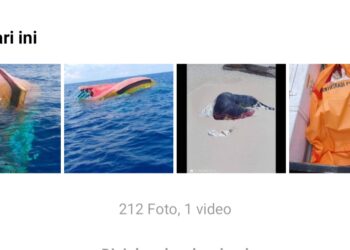 Viral, Sebuah Kapal Nelayan Mengapung Terbalik Dan Penemuan Mayat Di Selaut