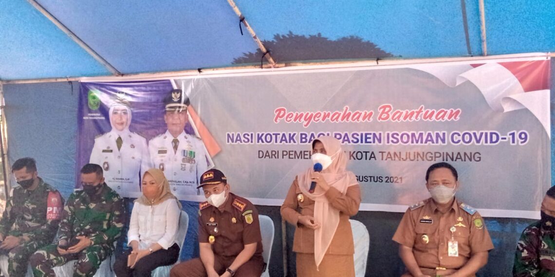 Aspec Bersama Pemko Tanjungpinang Bagikan 1640 Nasi Kotak Bagi Warga