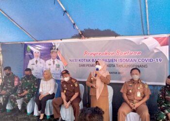 Aspec Bersama Pemko Tanjungpinang Bagikan 1640 Nasi Kotak Bagi Warga