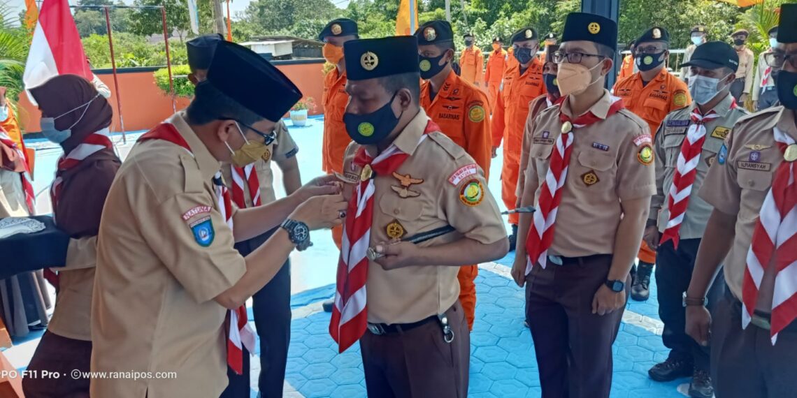 Melalui Pj. Sekda Natuna, Gugus Depan Napoleon 117 Kantor Pencarian dan Pertolongan Kelas B Natuna Resmi Dikukuhkan