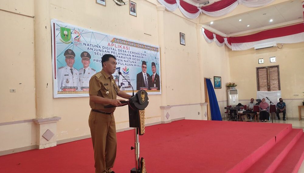 Bupati Natuna Wan Siswandi : Aplikasi Digital Sangat Penting Diterapkan di Desa