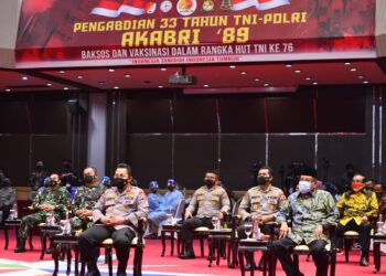 Kapolri Jenderal Listyo Sigit Prabowo : TNI-Polri Terus Bersinergi Wujudkan Target Vaksinasi Presiden Jokowi