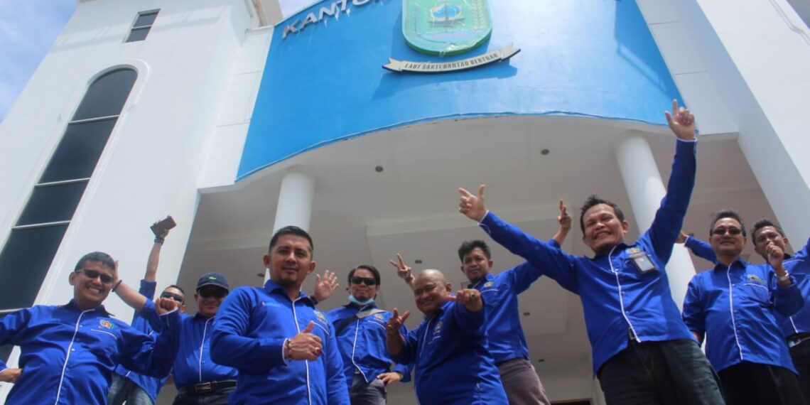 Jalin Sinergitas, PWI Natuna Bersilaturahmi dengan Pemerintah Daerah dan Forkopimda