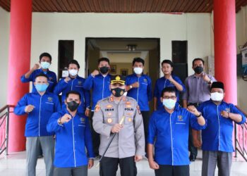 Tingkatkan Sinergitas, PWI Natuna Lakukan Kunjungan Silaturahmi Ke Kapolres Natuna Yang Baru