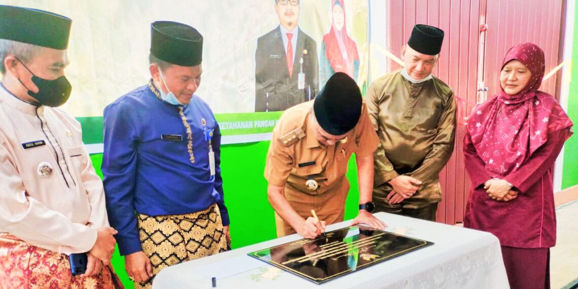 Bupati Natuna Resmikan Penggunaan Gedung Lumbung Pangan Bunguran Selatan