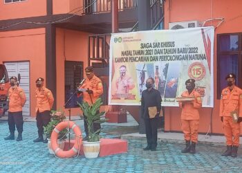 Menjelang Natal dan Tahun Baru, KPP Natuna Laksanakan Upacara Siaga SAR Khusus 