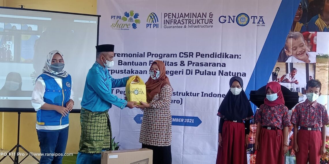 PT. PII Salurkan CSR Pendidikan, Melalui GNOTA Ke 5 Sekolah Dasar Di Natuna