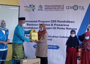 PT. PII Salurkan CSR Pendidikan, Melalui GNOTA Ke 5 Sekolah Dasar Di Natuna