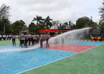 Awal Tahun 2022, 26 Anggota Polres Natuna Dapat Anugerah Kenaikan Pangkat